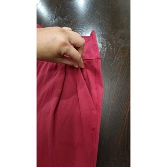 NWOT Athleta Elation Yoga Pants High Rise Coffeeberry Red Joggers Size XS - Picture 9 of 10